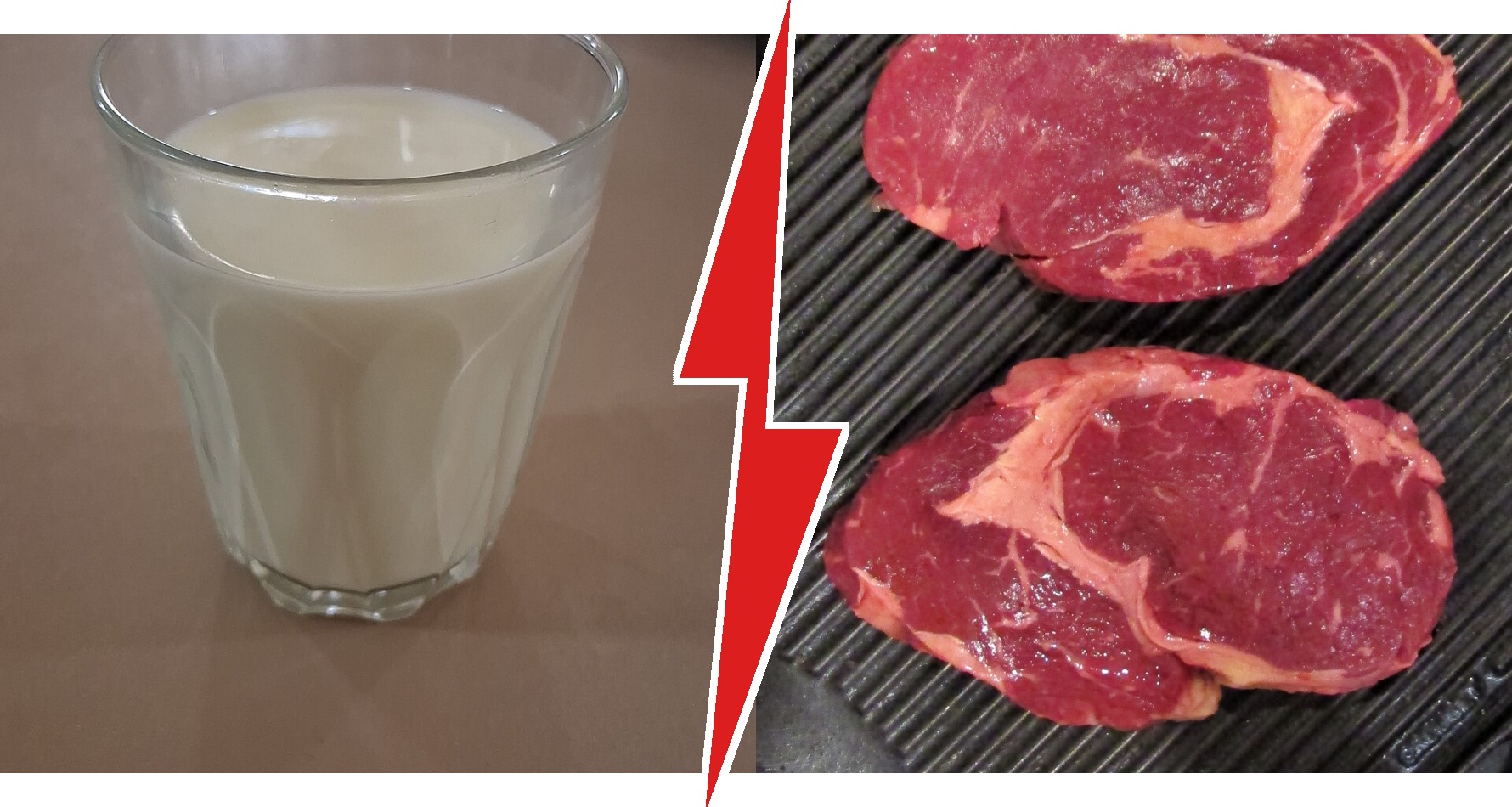 Carne y leche: por qué no se mezclan
